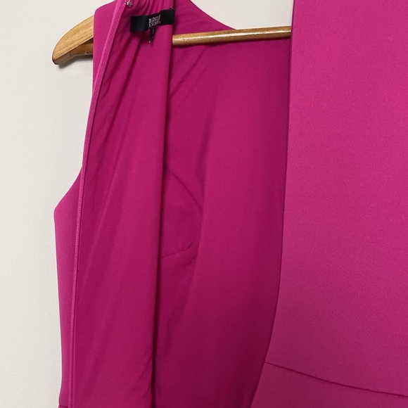 Badgley Mischka Collection Sleeveless Fit And Flare Cutout Cocktail Dress Size 8 - Picture 12 of 16